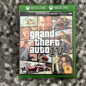Xbox one or Xbox 360 Grand Theft Auto IV game